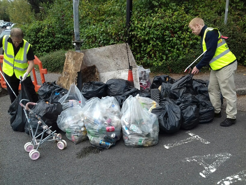CPRE Devon and Devon Norse join forces to clean up Exeter’s Sowton